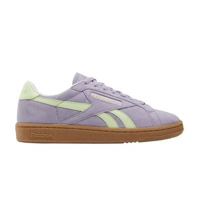 Pre-owned Reebok Wmns Club C Grounds Uk 'dusk Purple Astro Lime' | Women's Size 9