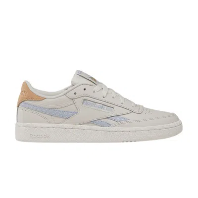 Pre-owned Reebok Wmns Club C Revenge 'bone Pale Blue Floral' | Cream | Women's Size 9.5
