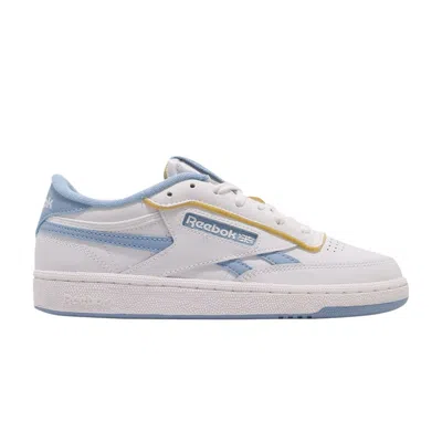 Pre-owned Reebok Wmns Club C Revenge 'chalk Fluid Blue' In White