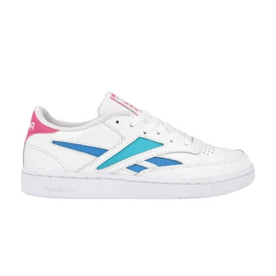 Pre-owned Reebok Wmns Club C Revenge Mark 'white Solid Teal Bright Cyan' | Women's Size 10
