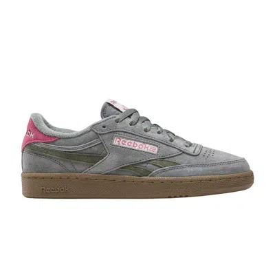 Pre-owned Reebok Wmns Club C Revenge Vintage 'dark Fog/dark Fog/studio Pink' | Green | Women's Size 10