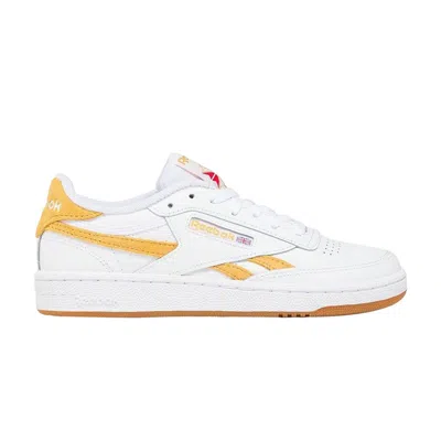 Pre-owned Reebok Wmns Club C Revenge 'white Retro Gold' | Women's Size 7