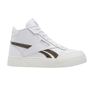 Pre-owned Reebok Wmns Court Advance Bold High 'white Modern Beige' | Women's Size 8.5