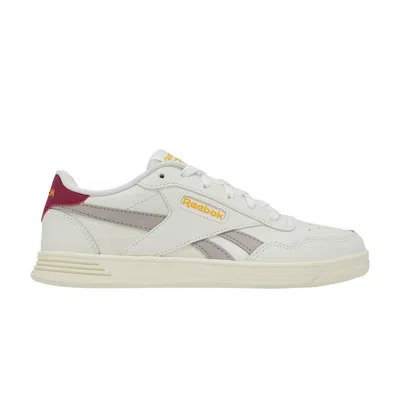 Pre-owned Reebok Wmns Court Advance 'chalk Hoop Red' | Cream | Women's Size 8.5 In White