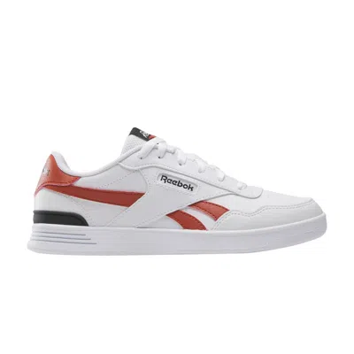 Pre-owned Reebok Wmns Court Advance 'clip - White Brick Red Black' | Women's Size 8.5