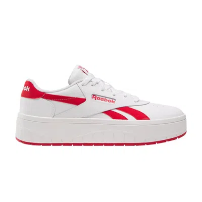 Pre-owned Reebok Wmns Court Advance Surge 'white Red' | Women's Size 8