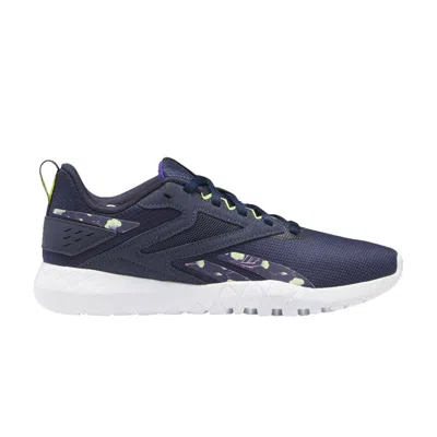 Pre-owned Reebok Wmns Flexagon Energy 4 'vector Navy Acid Yellow' | Blue | Women's Size 7