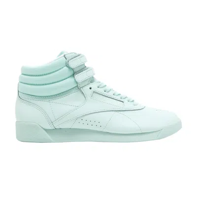 Pre-owned Reebok Wmns Freestyle Hi 'mist' In Green