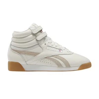 Pre-owned Reebok Wmns Freestyle High 'chalk Beige Gum' In Cream