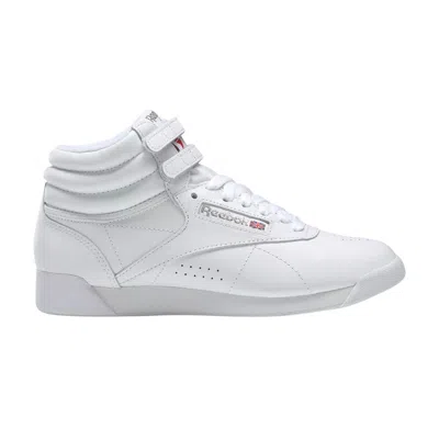 Pre-owned Reebok Wmns Freestyle High 'white Silver'