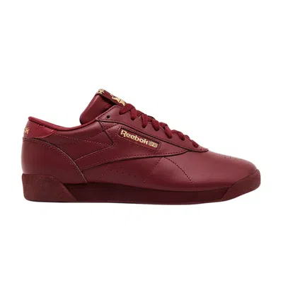 Pre-owned Reebok Wmns Freestyle Low 'merlot' | Red | Women's Size 7