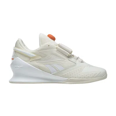 Pre-owned Reebok Wmns Legacy Lifter 3 'white Smash Orange' | Cream | Women's Size 8