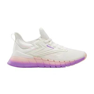 Pre-owned Reebok Wmns Nano Gym 'chalk Digital Purple' In Cream