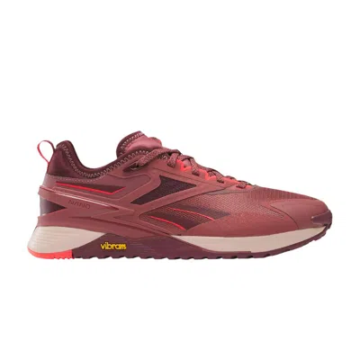 Pre-owned Reebok Wmns Nano X3 Adventure 'sedona Rose' In Red