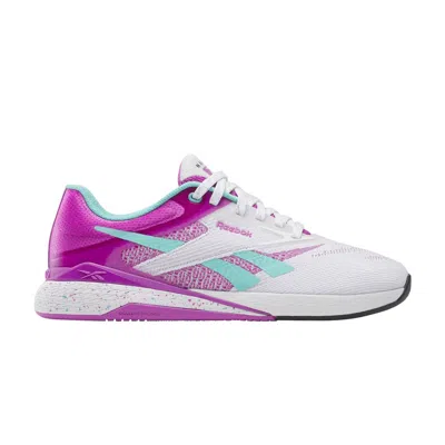 Pre-owned Reebok Wmns Nano X5 'white Purple Rave' | Women's Size 6