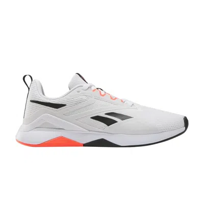 Pre-owned Reebok Wmns Nanoflex Tr 2 'white Black Orange Flare'