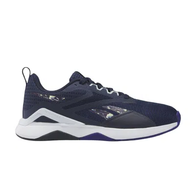 Pre-owned Reebok Wmns Nanoflex Tr 2.0 'vector Navy Bold Purple' In Blue