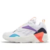 Reebok Aztrek Double Sneakers In White And Purple In Multi