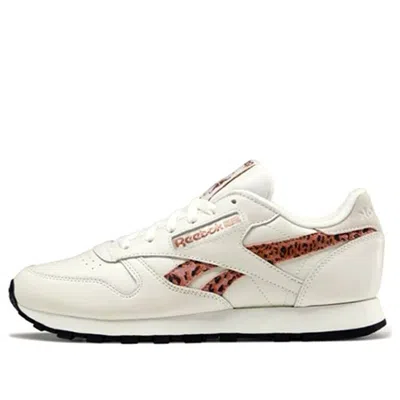 Reebok (wmns)  Classic Leather 'cheetah Side Print' In White