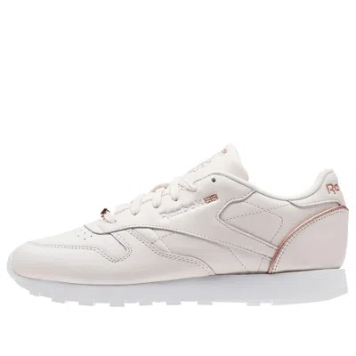Reebok (wmns)  Classic Leather Hw Running Shoes Pink/gold In Neutral