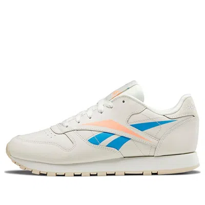 Reebok (wmns)  Classic Leather Sports Casual Shoes 'white Blue'