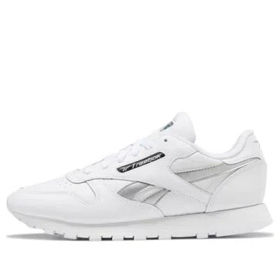 Reebok (wmns)  Classic Leather 'white Silver Metallic'