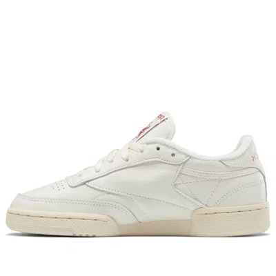 Reebok (wmns)  Club C 85 Sneakers White/deep-wine In Neutral