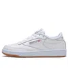 Reebok Classic Club C 85 Trainers In White Leather With Gum Sole
