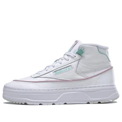 Reebok (wmns)  Club C Geo Mid 'white Lilac Teal' In Multi
