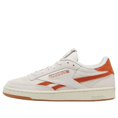 Reebok Womens  Club C Revenge Vintage In White/orange