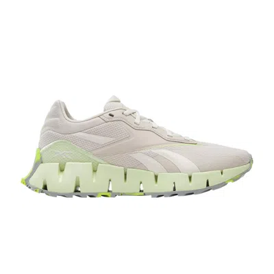 Pre-owned Reebok Wmns Zig Dynamica 4 Adventure 'stucco Citrus Glow' | Cream | Women's Size 10.5 In White