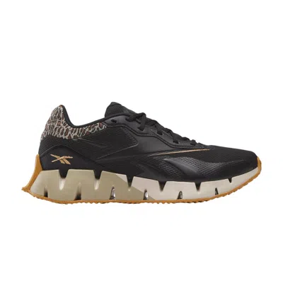 Pre-owned Reebok Wmns Zig Dynamica 4 'leopard' | Black | Women's Size 10.5