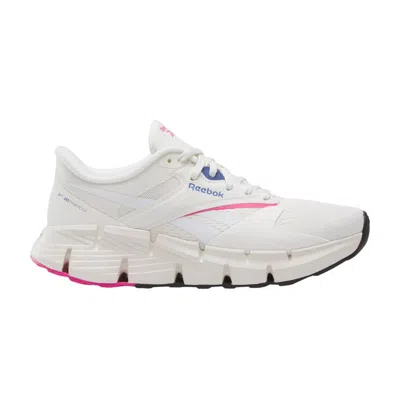 Pre-owned Reebok Wmns Zig Dynamica 5 'chalk Laser Pink' | Cream | Women's Size 8.5 In White