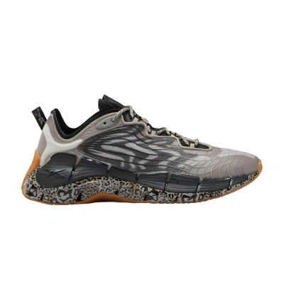 Pre-owned Reebok Wmns Zig Kinetica 2 'animal Print' In Grey