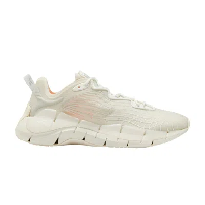 Pre-owned Reebok Wmns Zig Kinetica 2 'chalk Orange Flare' In White