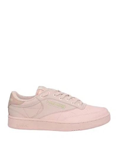 Reebok Woman Sneakers Antique Rose Size 7.5 Leather, Textile Fibers In Pink