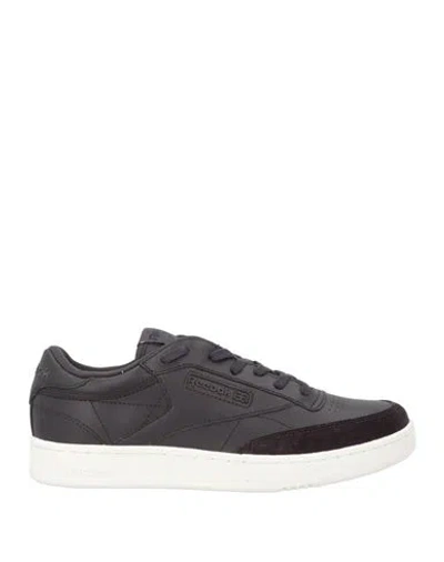 Reebok Woman Sneakers Black Size 5 Leather, Textile Fibers