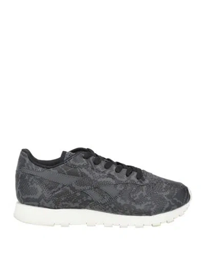 Reebok Woman Sneakers Black Size 6 Textile Fibers