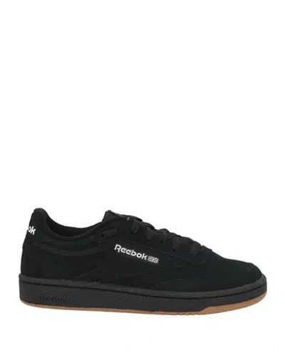 Reebok Woman Sneakers Black Size 8 Leather