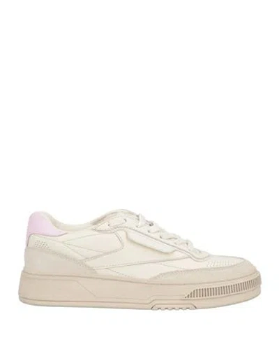 Reebok Woman Sneakers Ivory Size 7.5 Leather In White