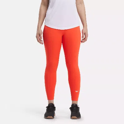 Reebok Women's Active Collective Dreamblend 7/8 Leggings In Dynamic Red