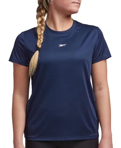Reebok Women's Active Identity Performance Logo Tech T-shirt In Blue
