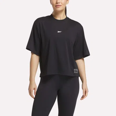 Reebok Women's Basketball Mesh T-shirt In Black