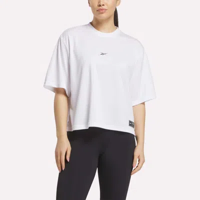 Reebok Women's Basketball Mesh T-shirt In White