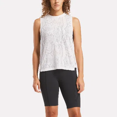 Reebok Women's Burnout Muscle Tank Top In Gray
