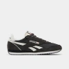 Reebok Classic Az Washed Black And Chalk Suede Leather Sneakers In Washed Black/washed Black/chalk