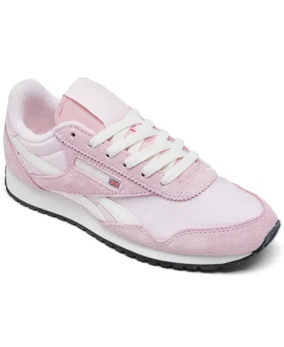 Reebok Women's Classic Az Casual Sneakers From Finish Line In Pink