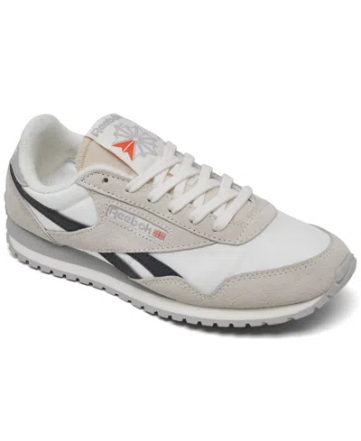 Reebok Women's Classic Az Casual Sneakers From Finish Line In Chalk,gray