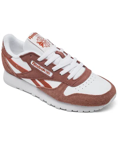 Reebok Women's Classic Leather Casual Sneakers From Finish Line