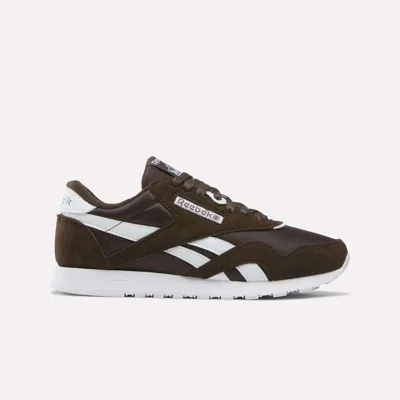 Reebok Classic Nylon Women's Classic Shoes Espresso/espresso/white: 8.5 B - Medium, Textile In Multi